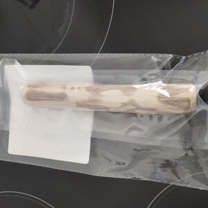 Dog Chewing Natural Coffee Wood Pattern Rolling Pin